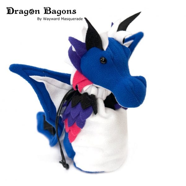 DnD Dice Bag - GenderFluid Pride Dragon 001