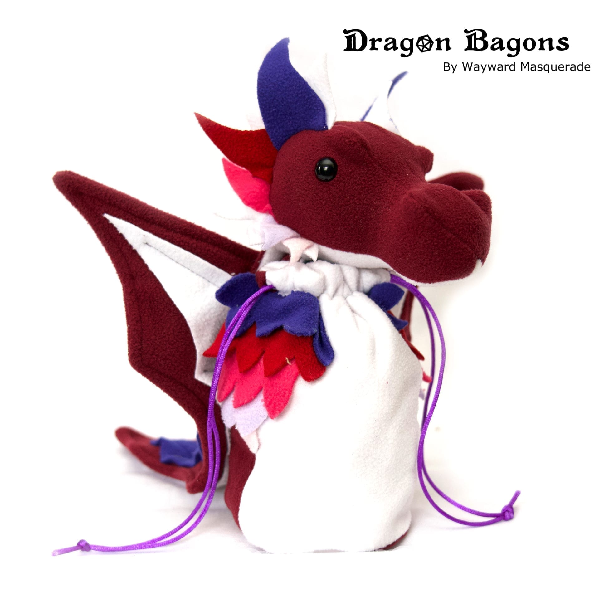 DnD Dice Bag - Lesbian Pride Dragon 001
